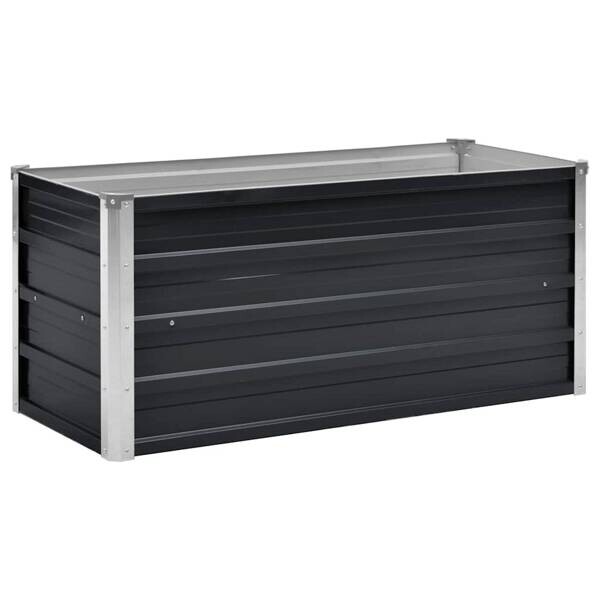 Hochbeet anthrazit Stahl B/H/L: ca. 40x45x100 cm