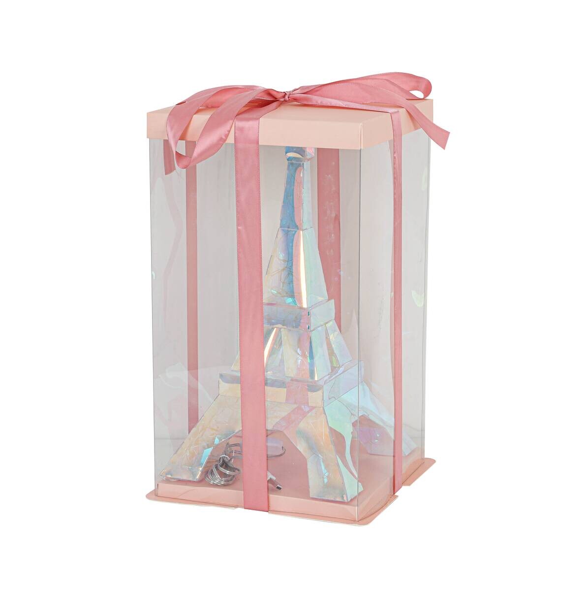 Nolo LED-Dekoleuchte Eiffelturm transparent