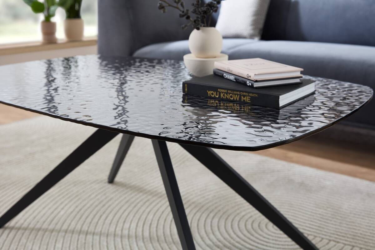 Couchtisch Elias schwarz B/H/T: ca. 110x44x70 cm