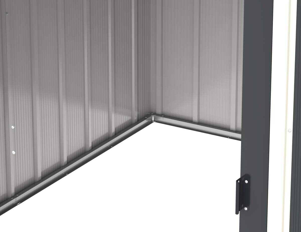 VCM Gerätehaus anthrazit B/H/L: ca. 262x191x234 cm