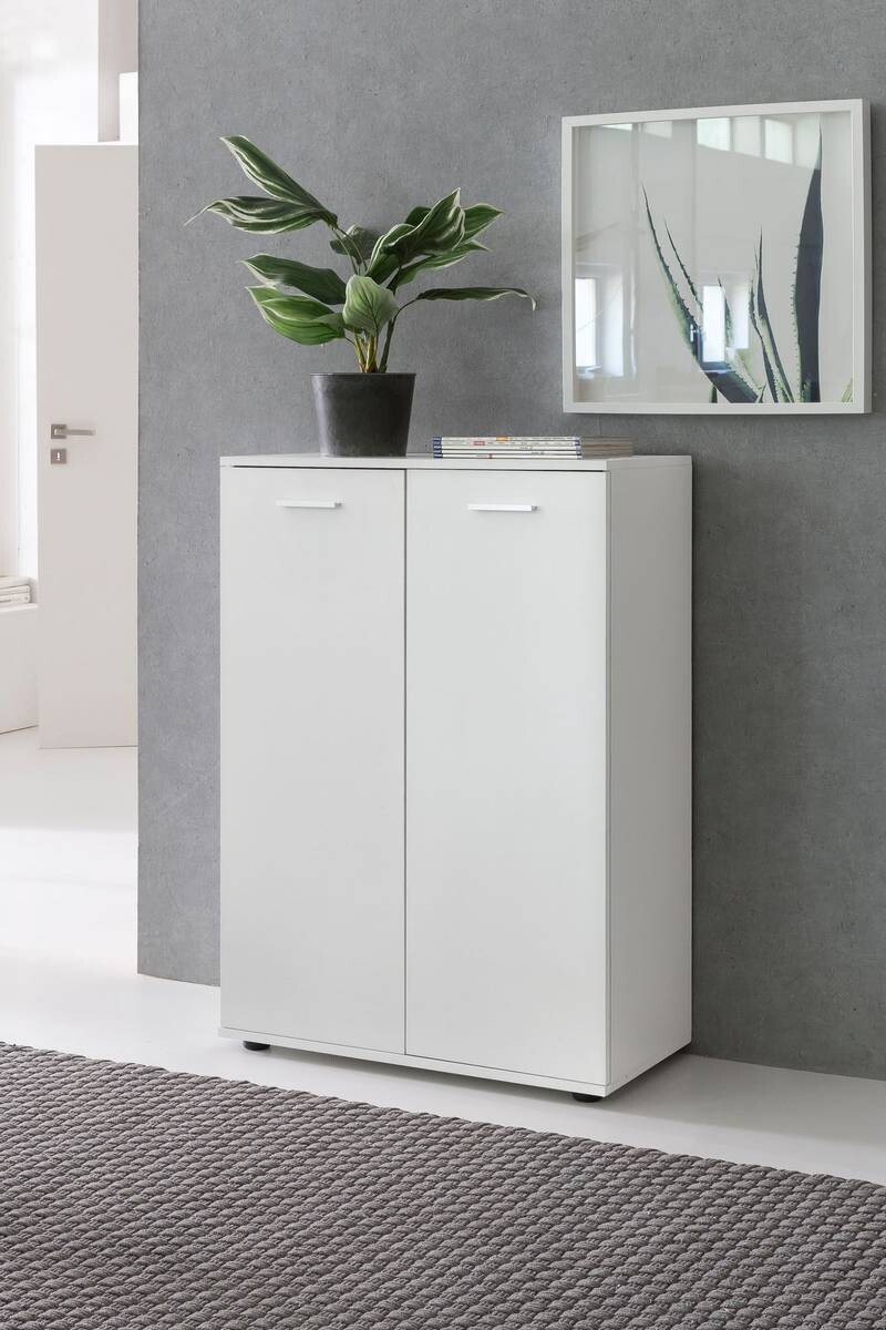Kommode weiß B/H/T: ca. 71x104x35 cm