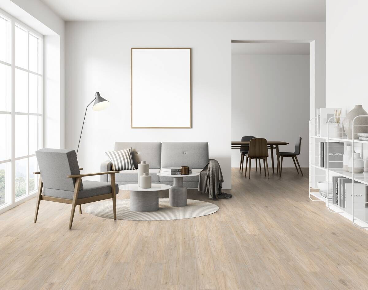Laminatboden Hickory ca. 2,967m² im Paket B/L: ca. 19,5x138,3 cm pro Paket