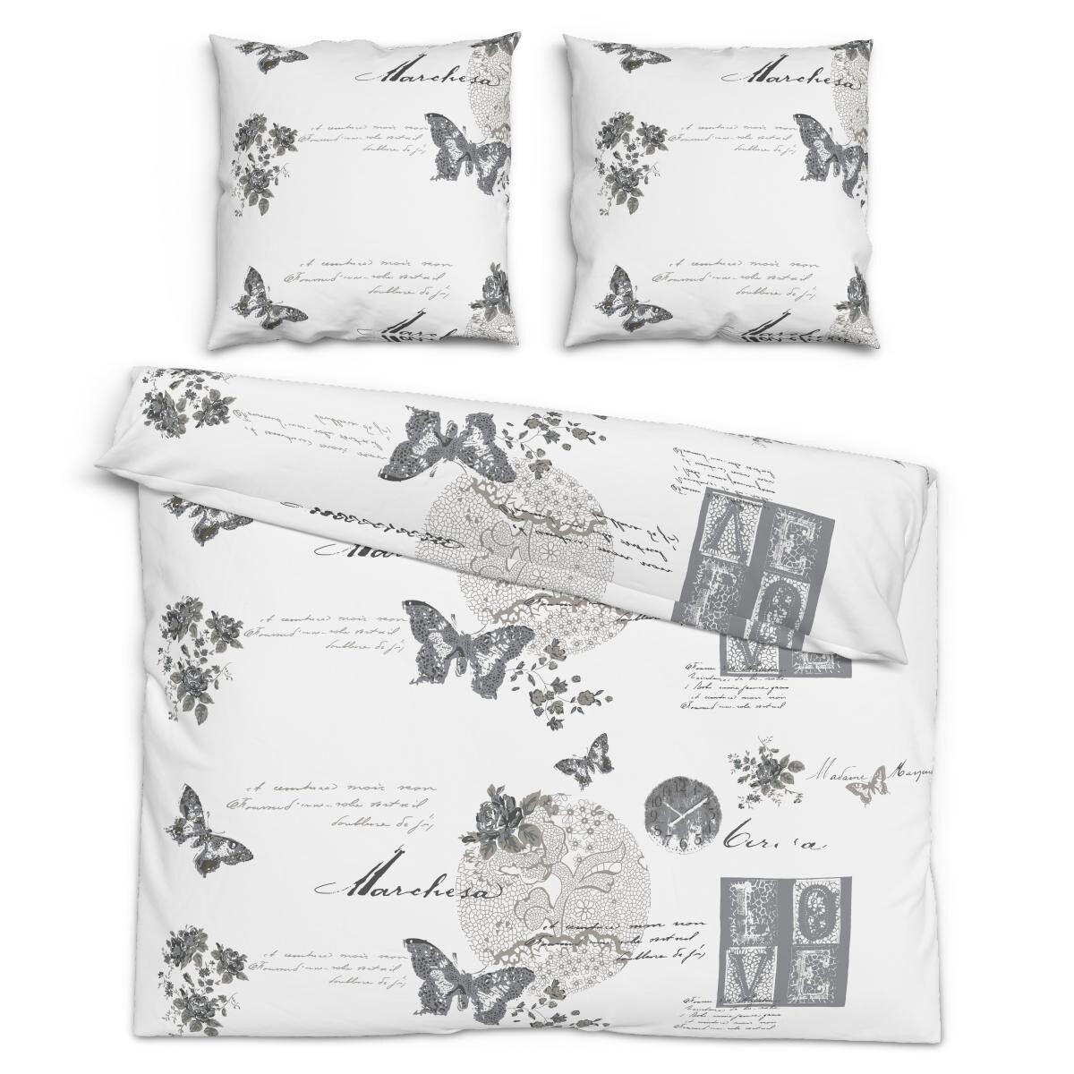 Baumwoll Bettwäsche Fleur Renforce