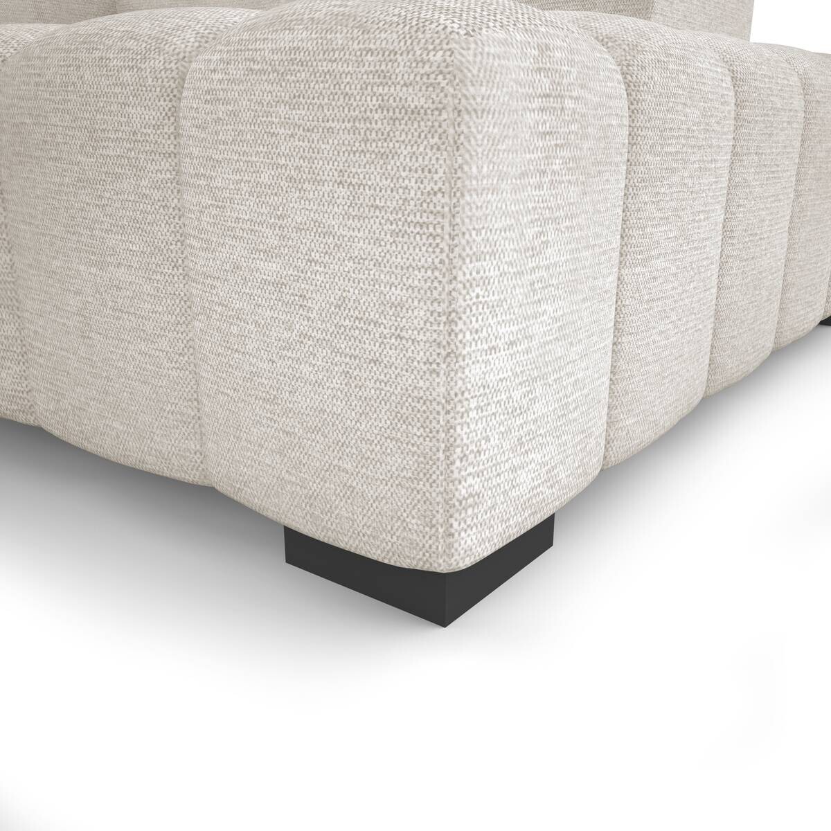 Ecksofa mit Bettfunktion beige Flachgewebe B/T: ca. 300x210 cm