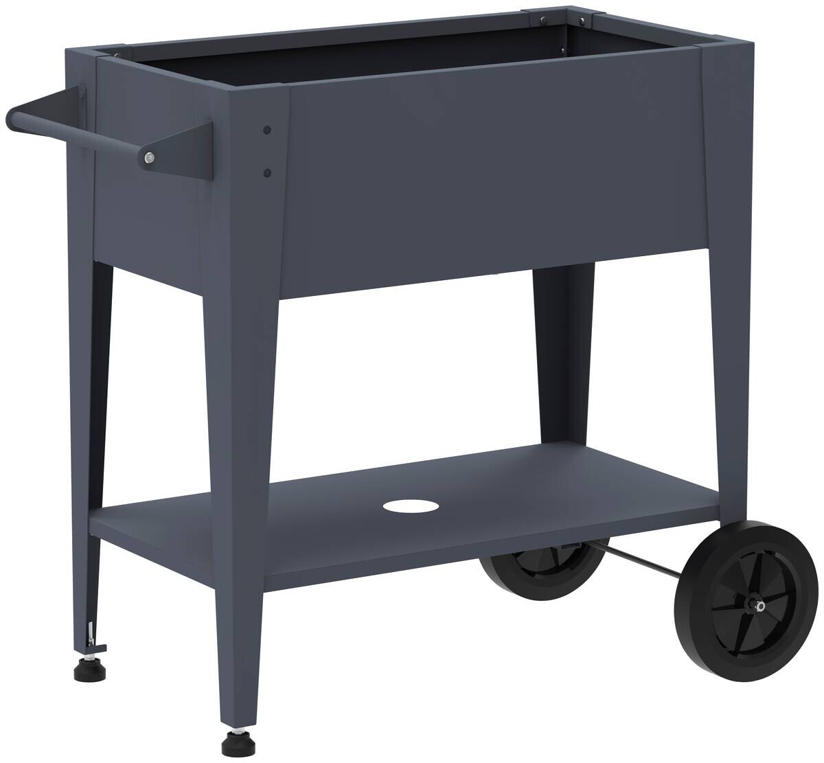 Westmann Hochbeet Mobila anthrazit Stahl B/H/L: ca. 93x80x50 cm