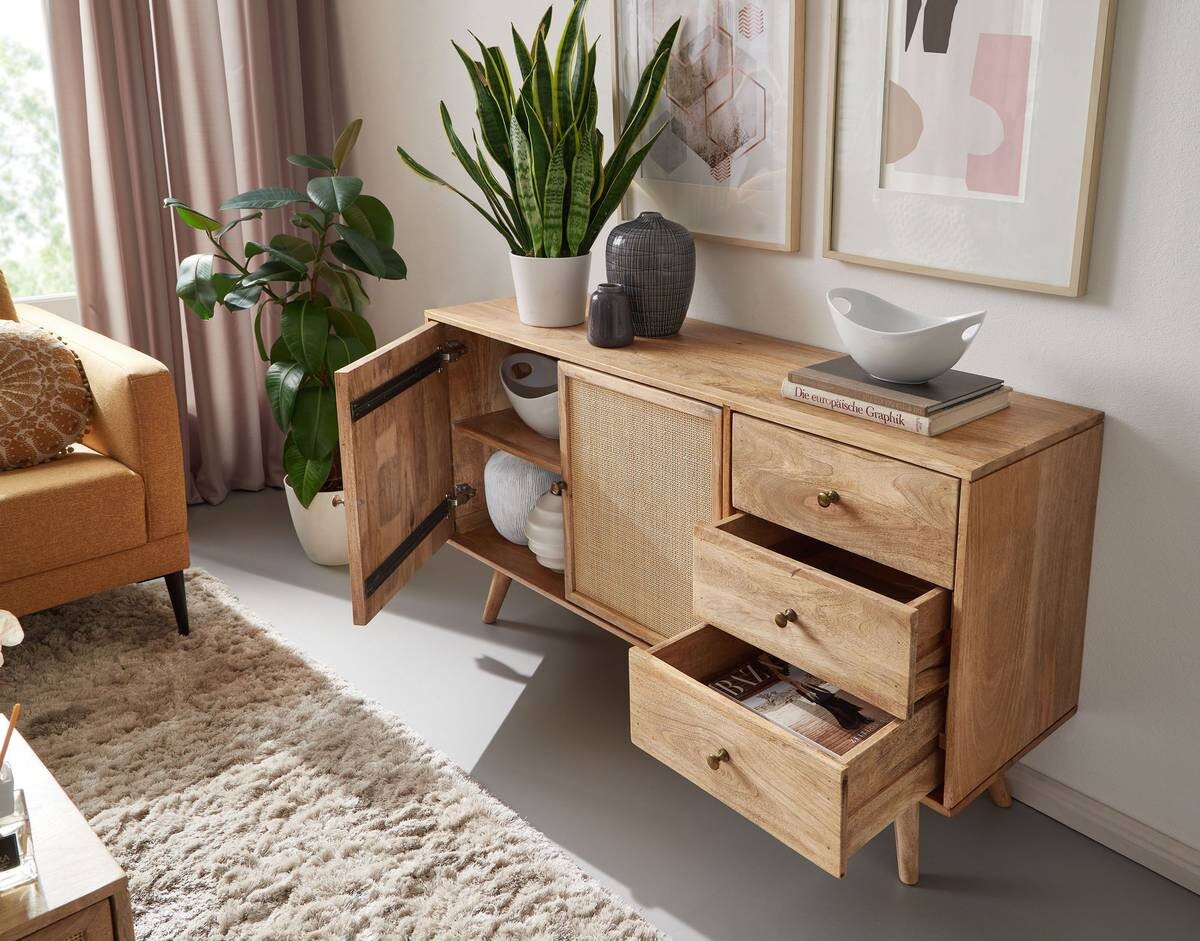 Sideboard natur B/H/T: ca. 140x75x40 cm