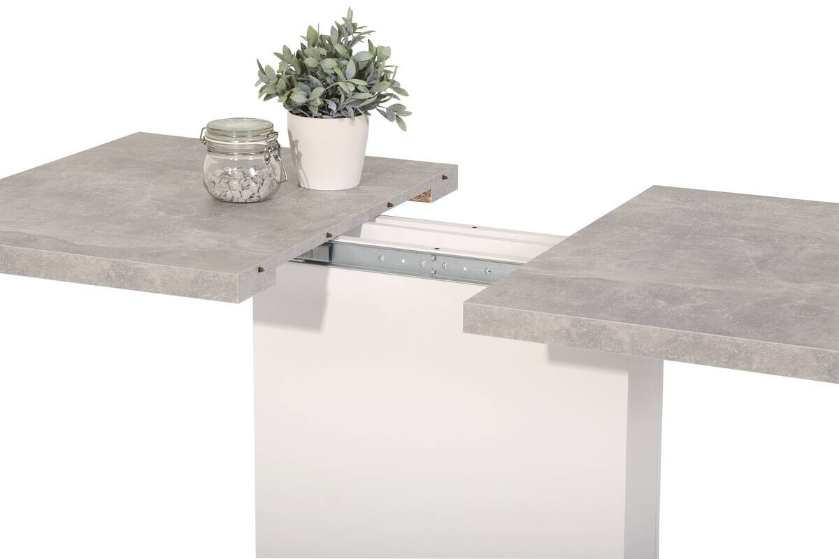 Esstisch Britt Beton weiß B/H/T: ca. 150x76x69 cm
