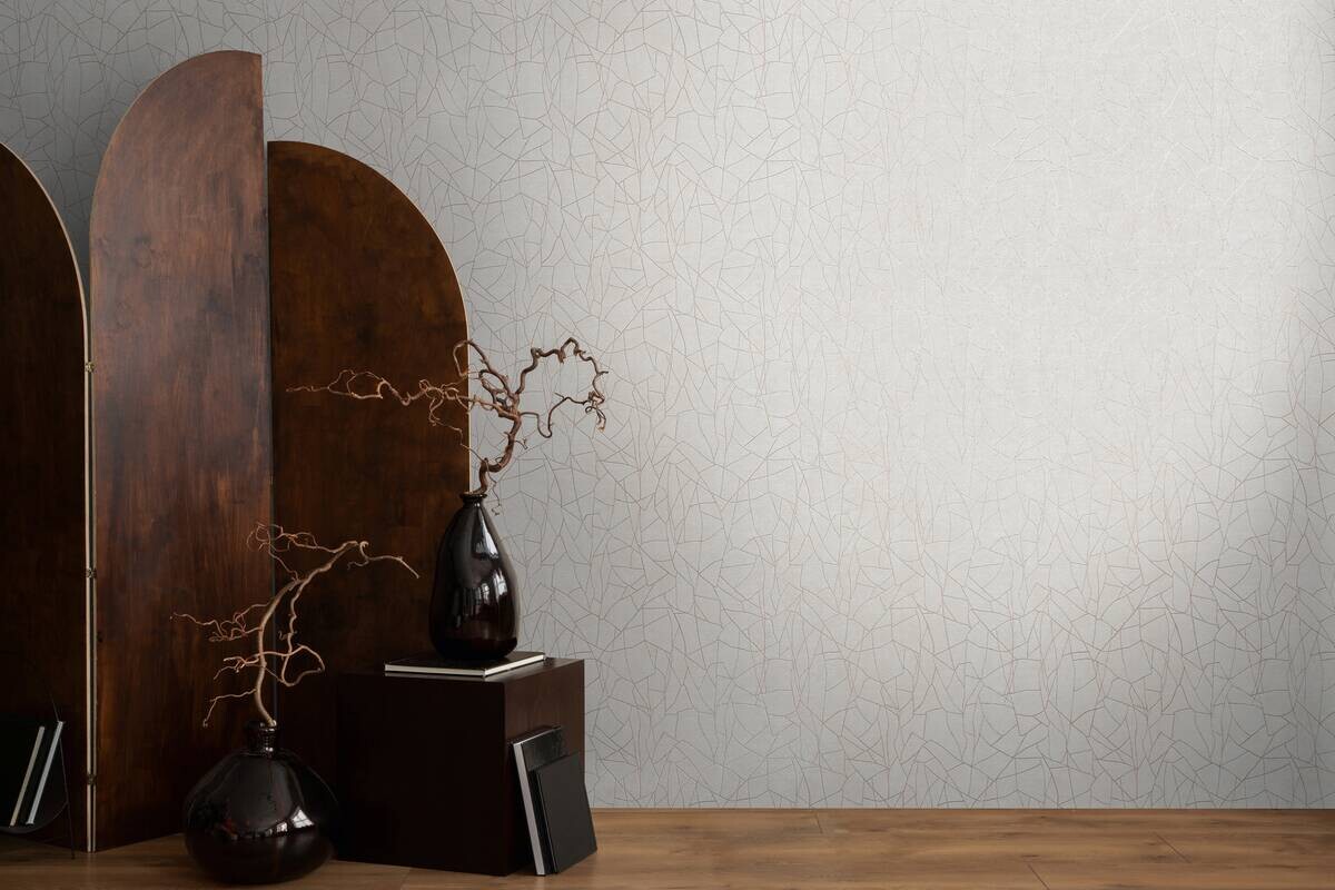 A.S.Creation Vliestapete weiß grau B/H/D: ca. 53x1005x9,7 cm