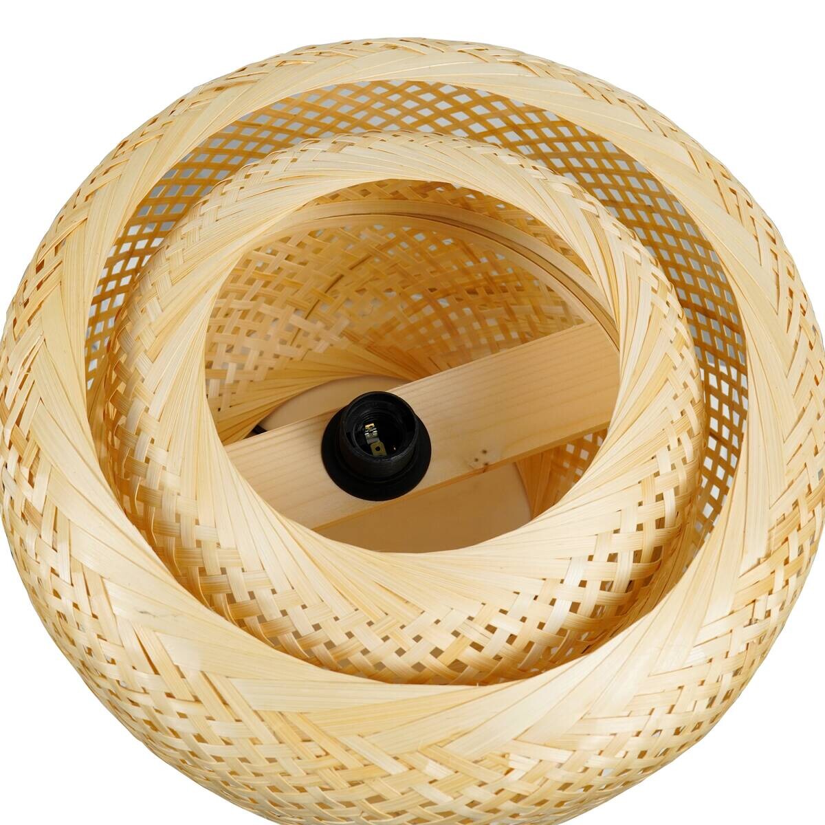 POCOline Pendelleuchte Bamboo H/D: ca. 120x40 cm null 1 Brennstellen