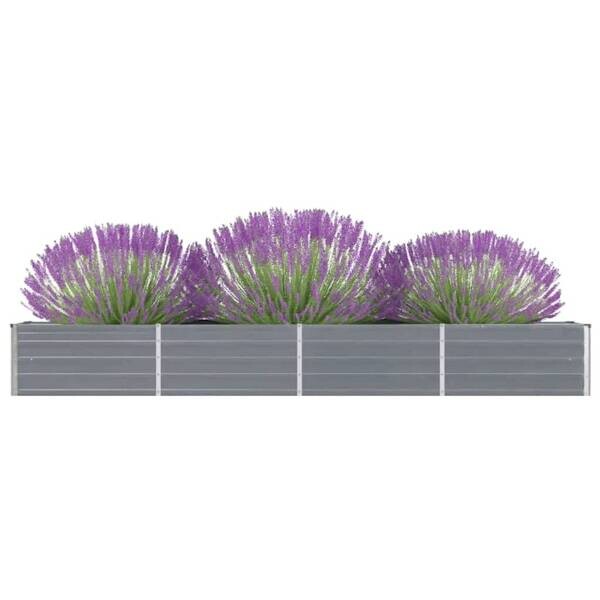 Hochbeet grau Stahl B/H/L: ca. 40x45x320 cm