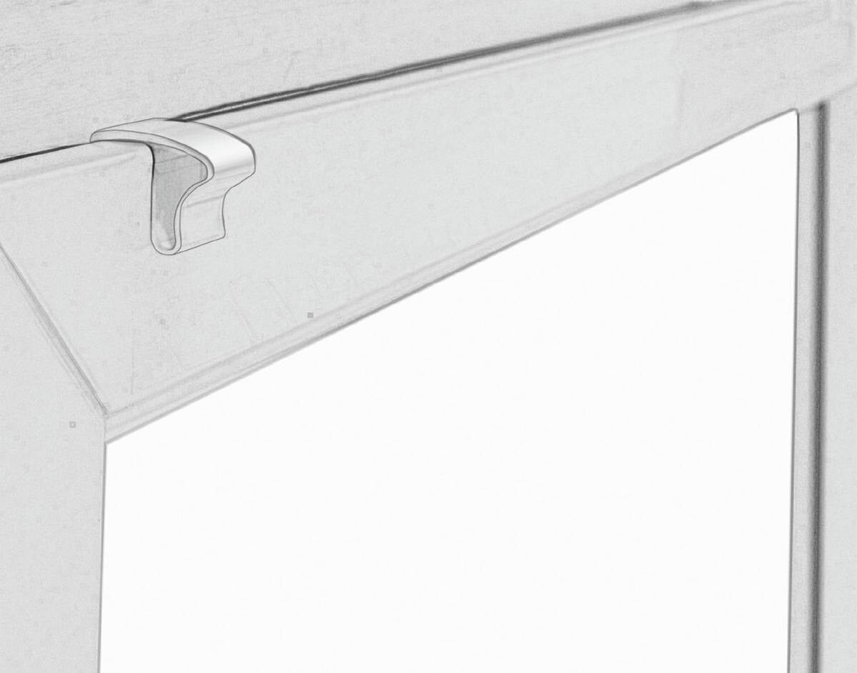 Alu-Jalousie silber B/L: ca. 100x220 cm