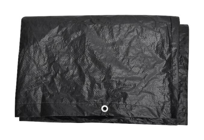 vidaXL Gartenmöbel-Abdeckung schwarz Aluminium B/H/L: ca. 140x90x180 cm