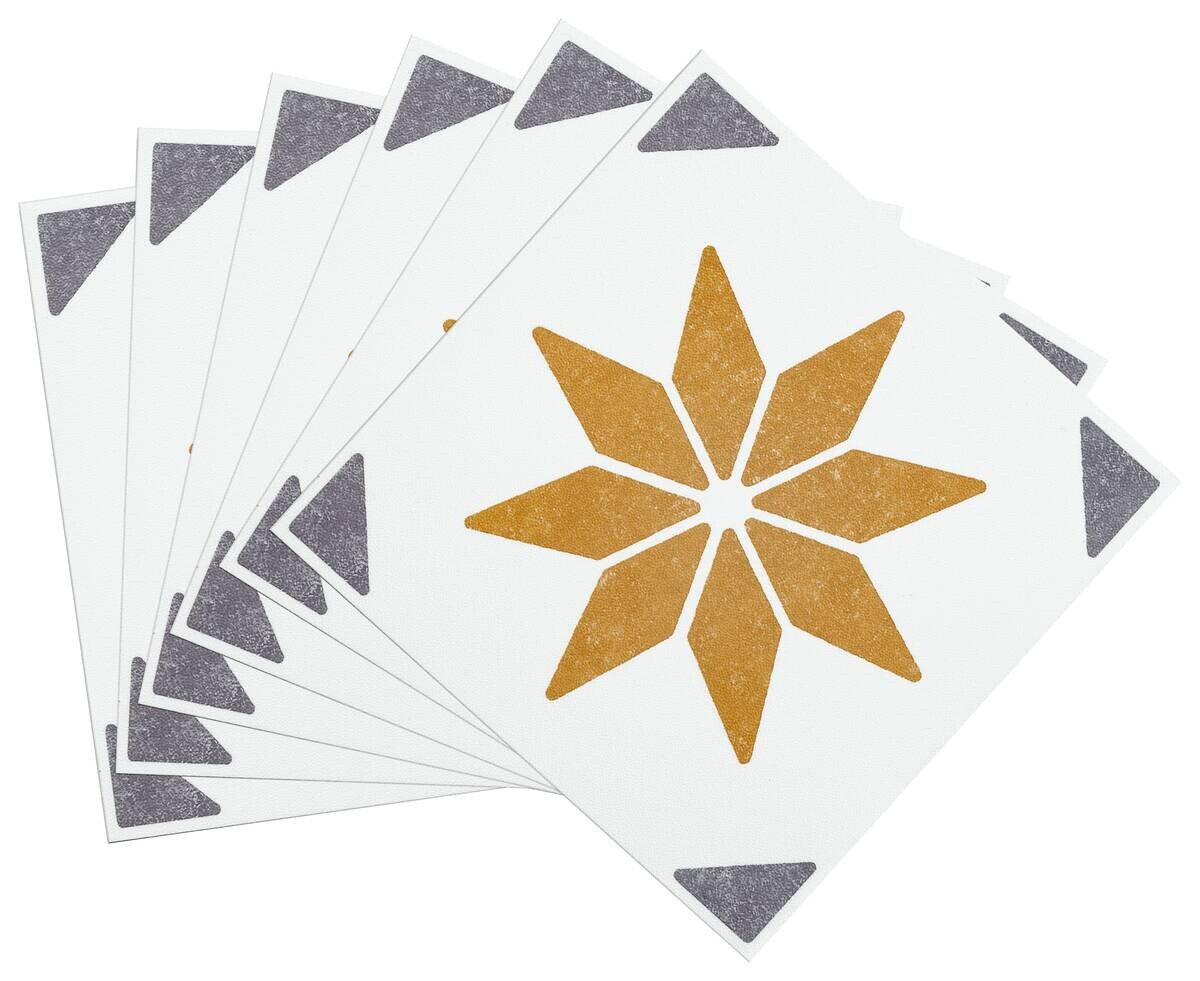 d-c-fix Wandfliese selbstklebend gold B/L: ca. 15,25x15,25 cm