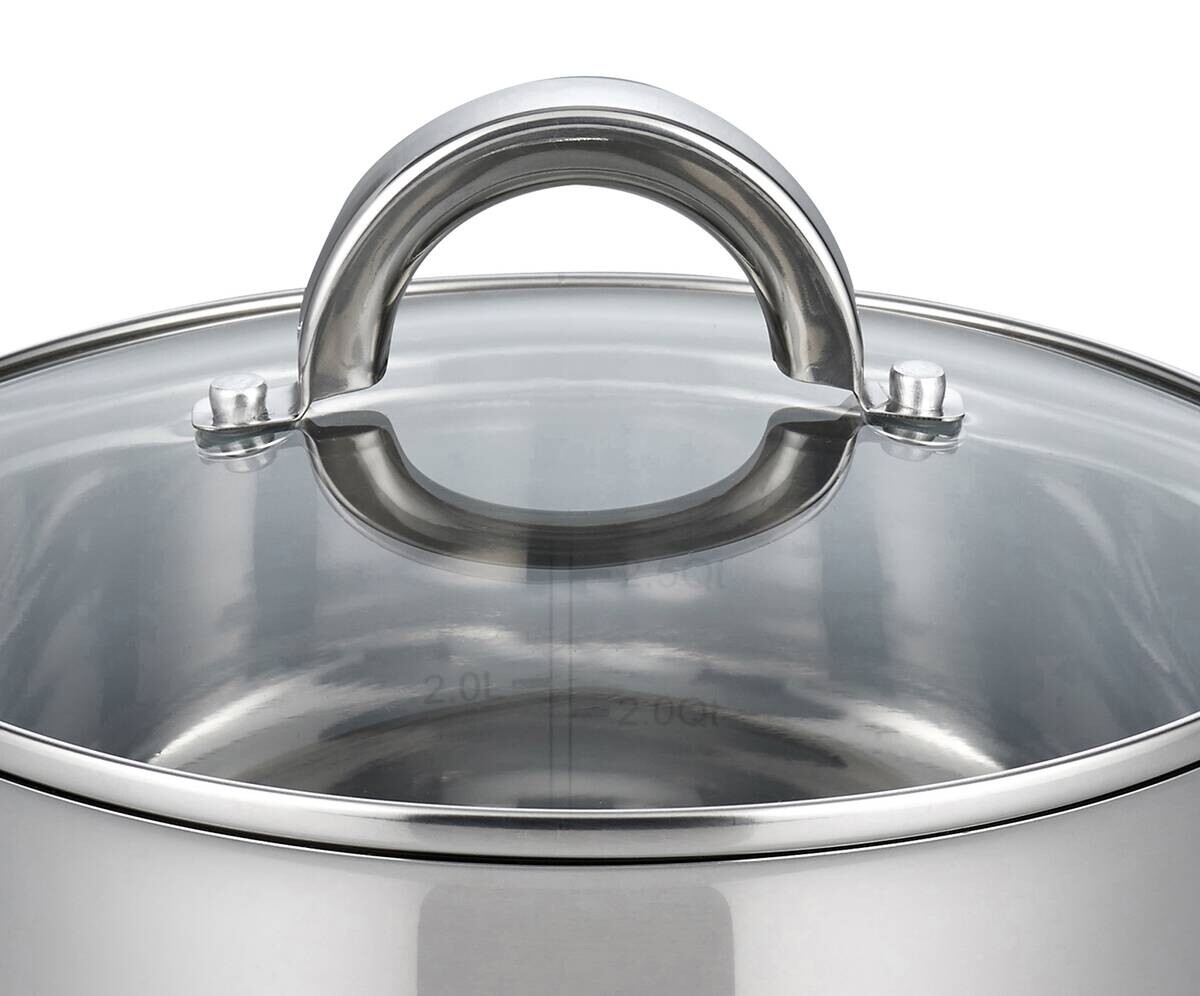 ELO Fleischtopf silber Edelstahl D: ca. 20 cm
