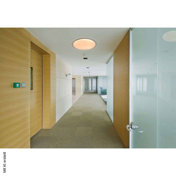 Näve Leuchten LED Deckenleuchte NV1286231 weiß silber Metall Acryl H/D: ca. 7x46 cm null 1 Brennstellen