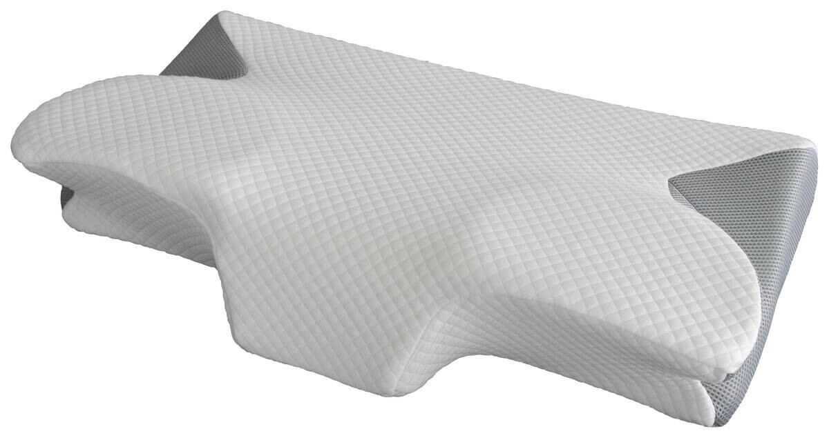 Nackenstützkissen weiß Bezug: 100% Polyester Füllung: 100% Polyurethan B/H/L: ca. 60x12x36 cm