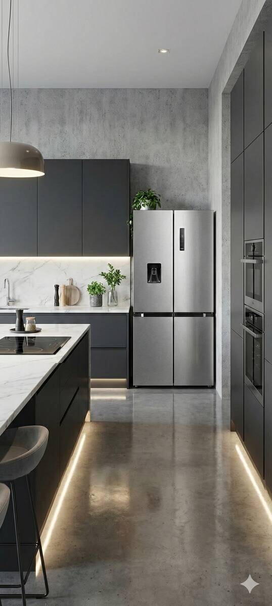 POCOline Multi-Door Kühl-/Gefrierkombination MD-190-513-CIXWDDNF Inox B/H/T: ca. 83x189,8x65,3 cm