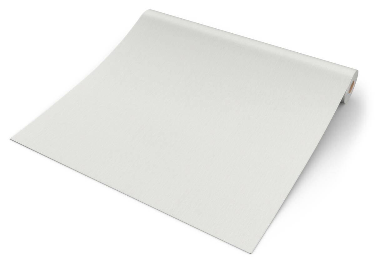 Vliestapete Uni Struktur weiß B/L: ca. 53x1005 cm