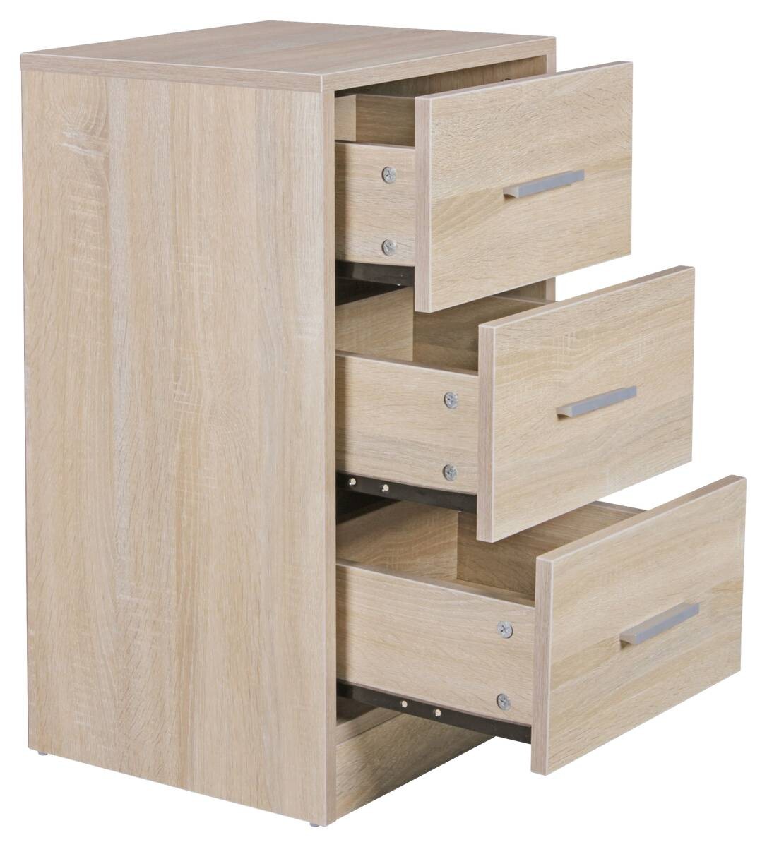 Nachtkonsole Sonoma Nachbildung B/H/T: ca. 35x68x38 cm