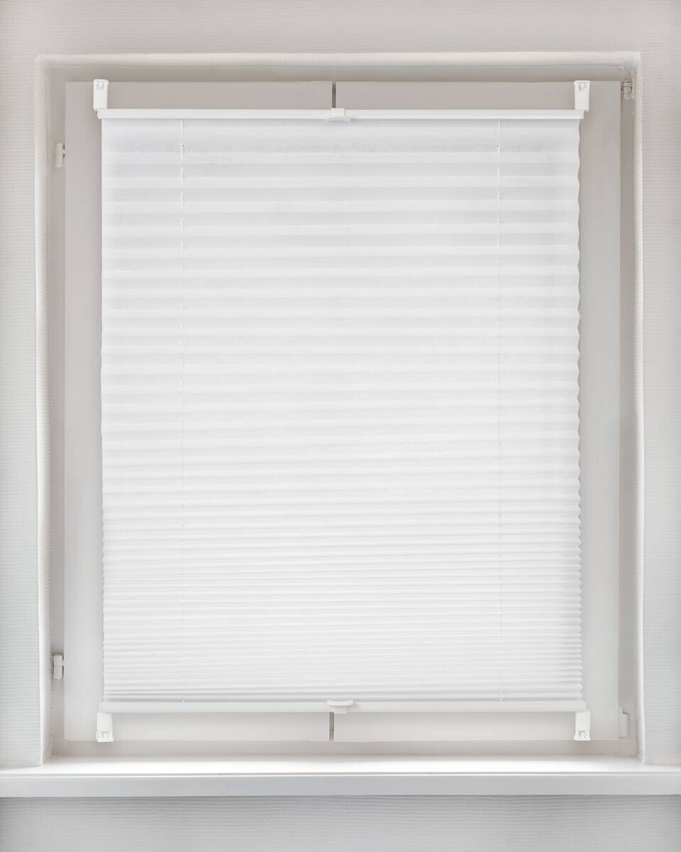 POCOline Spannplissee Non Woven weiß B/L: ca. 70x130 cm