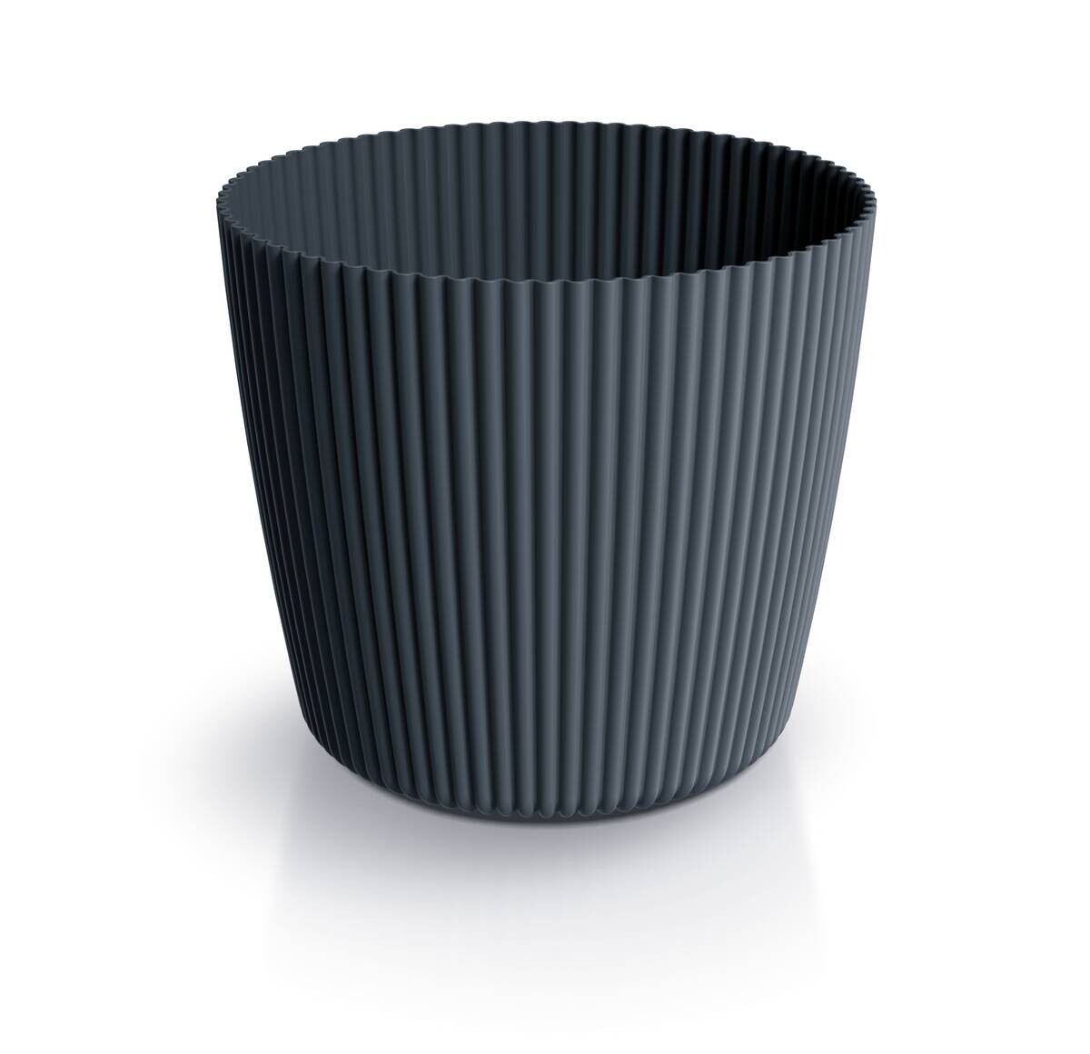 Prosperplast Pflanztopf Milly anthrazit Kunststoff H/D: ca. 26x29 cm