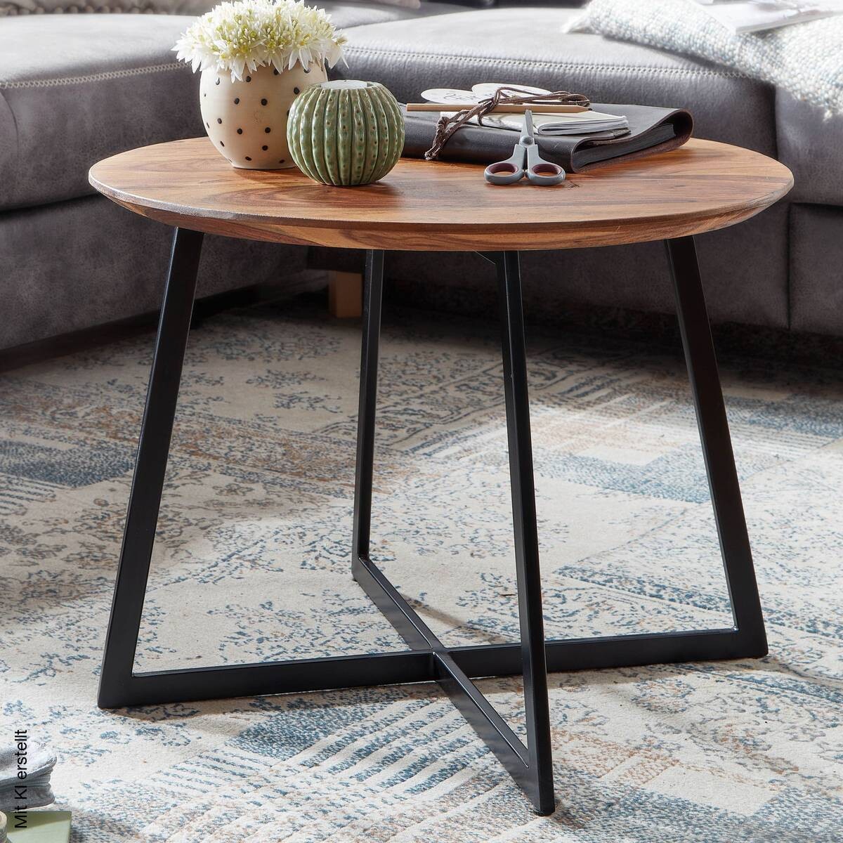 Couchtisch braun B/H/T: ca. 60x45x60 cm