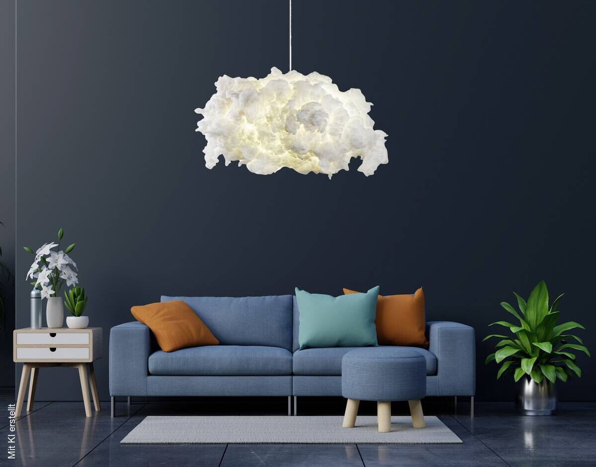 Opviq Pendelleuchte Serenity weiß B/H/T/L: ca. 60x80x45x60 cm E27 1 Brennstellen