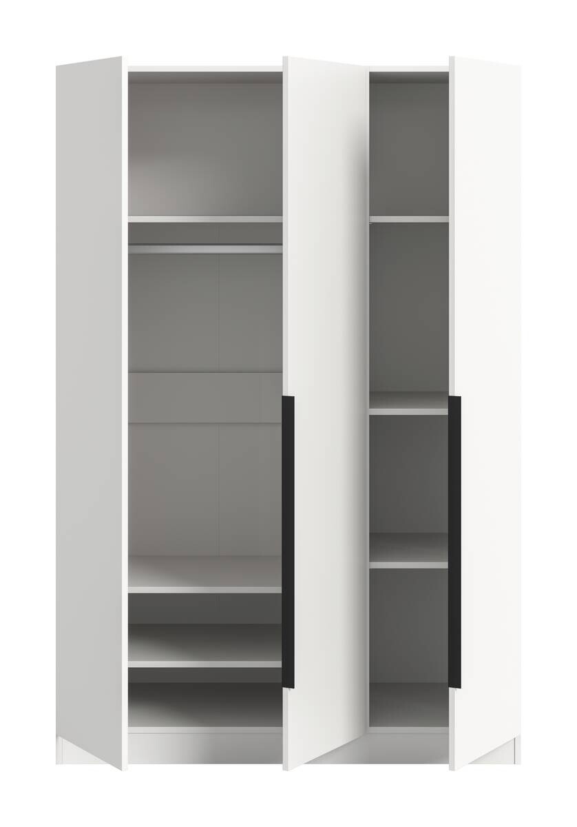 Kleiderschrank KOPENHAGEN weiß B/H/T: ca. 120x181x52 cm
