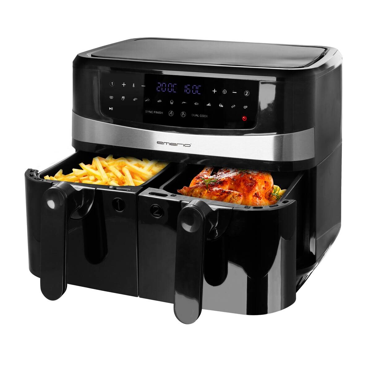 Emerio Heißluftfritteuse AF-126672.4 schwarz Metall B/H/L: ca. 41x36x45 cm ca. 9 l
