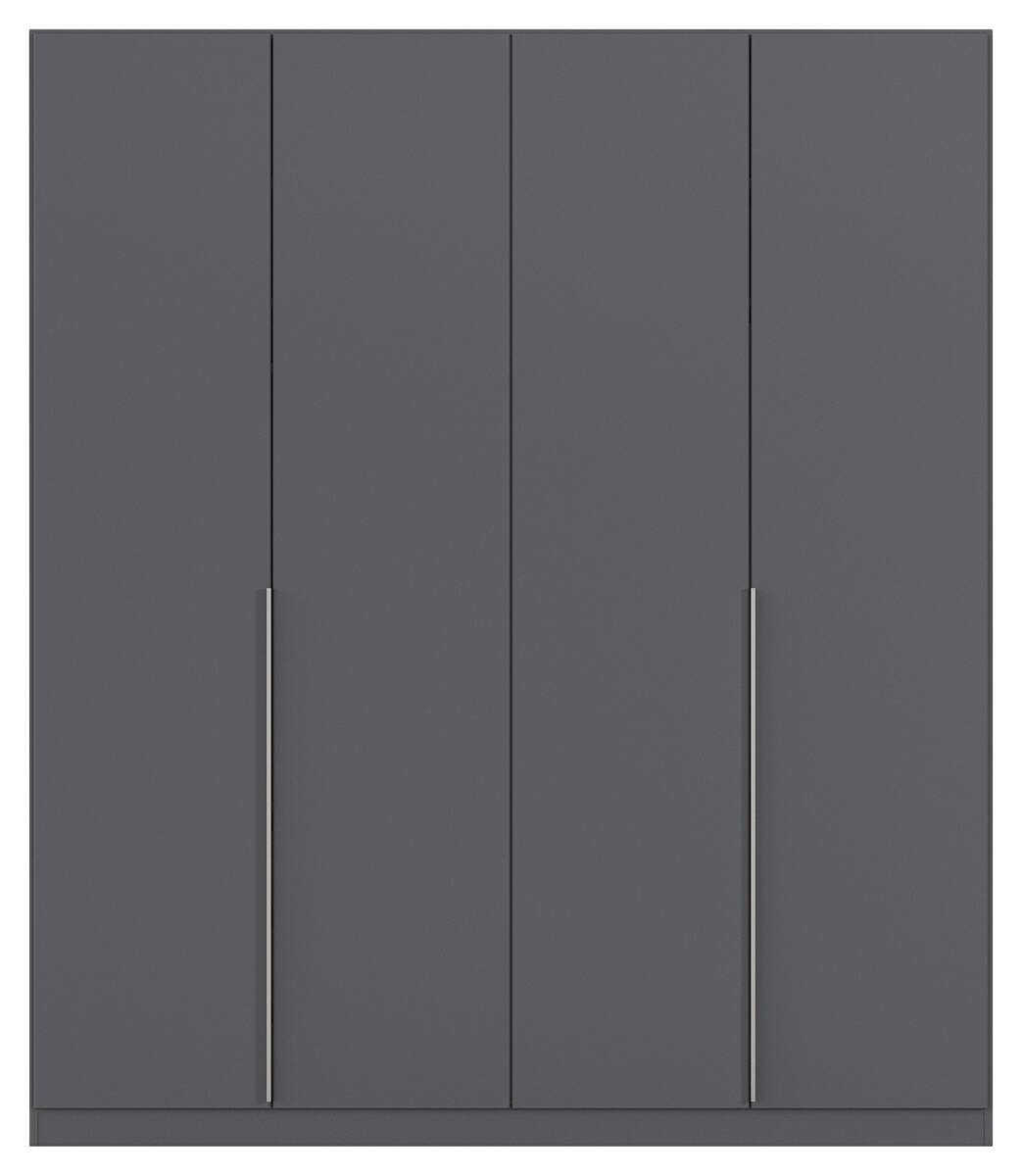 Kleiderschrank Alabama grau B/H/T: ca. 181x210x54 cm