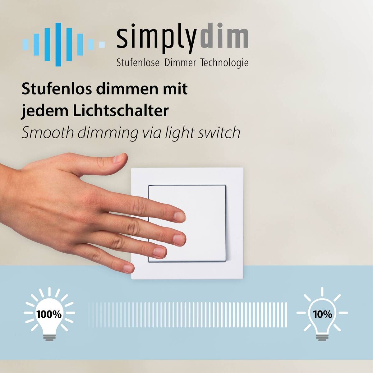 Just Light LED-Deckenleuchte Mikado schwarz B/H/L: ca. 50x5,3x50 cm