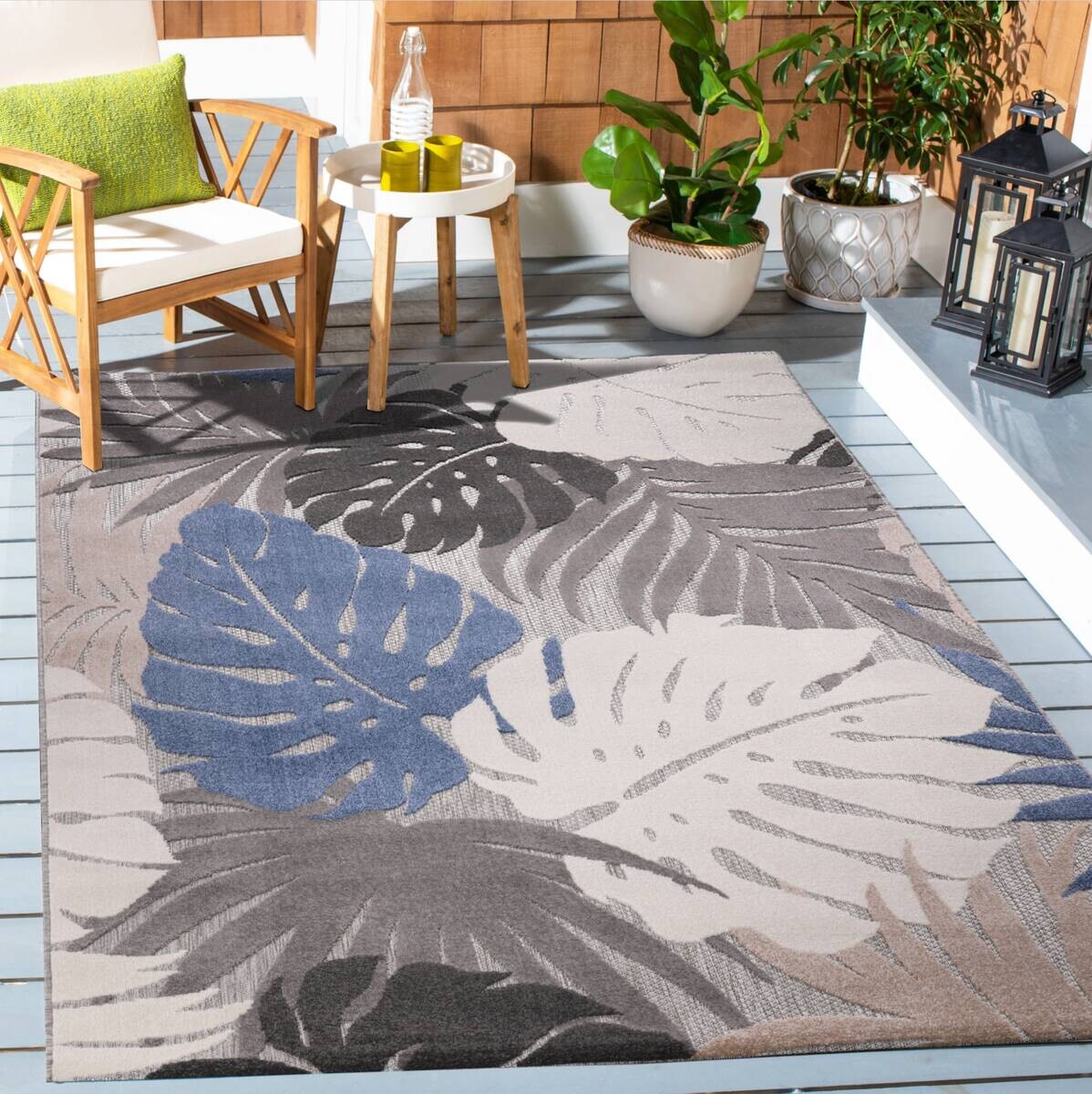 Sanat Outdoorteppich FLORAL beige B/L: ca. 160x230 cm