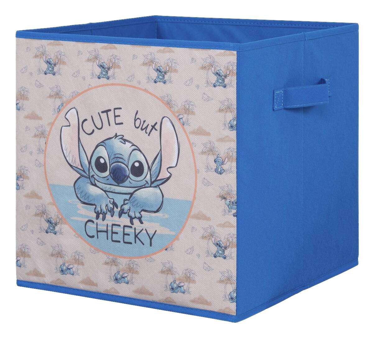 Stoffbox Stitch blau B/H/T: ca. 32x32x32 cm