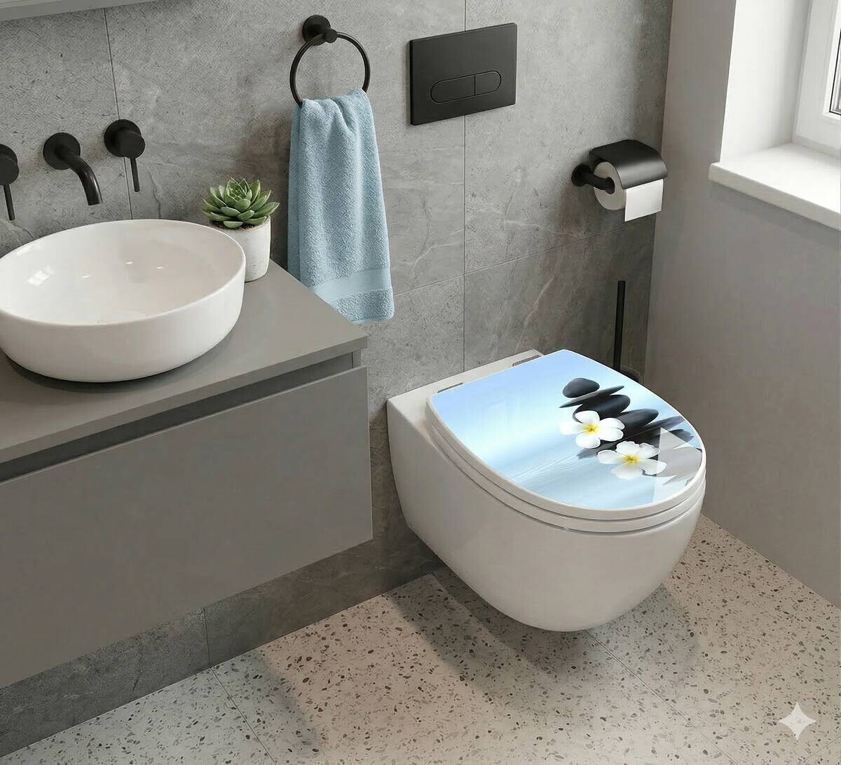 POCOline WC-Sitz Asia Dreams MDF