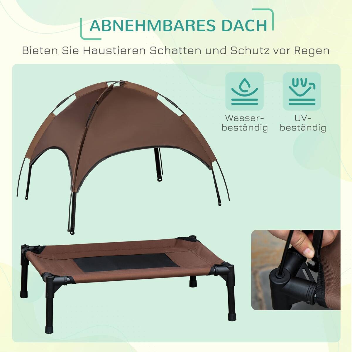 PawHut Hunde-Zubehör schwarz Polypropylen B/H/L: ca. 61x76x73 cm