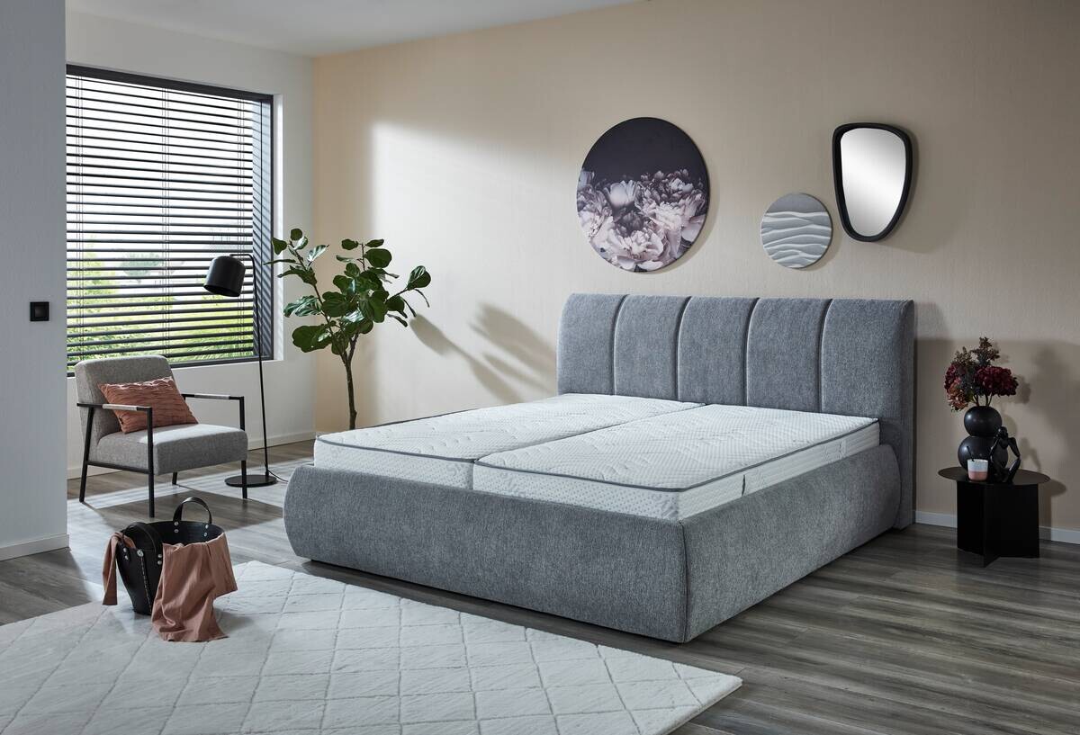 Polsterbettgestell Vail silber Liegefläche B/L: ca. 180x200 cm