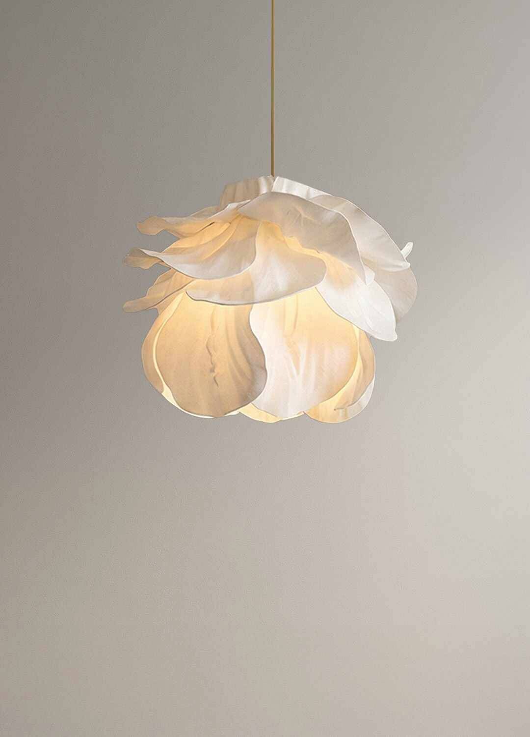 Opviq Pendelleuchte weiß Kunststoff B/H/T/L/D: ca. 58x120x58x58x58 cm E27 1 Brennstellen