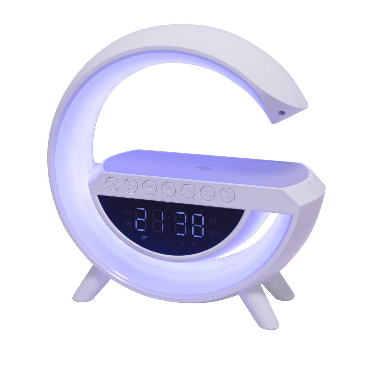 Nolo Tischleuchte Coby weiß Kunststoff B/H/L: ca. 8x24x23 cm