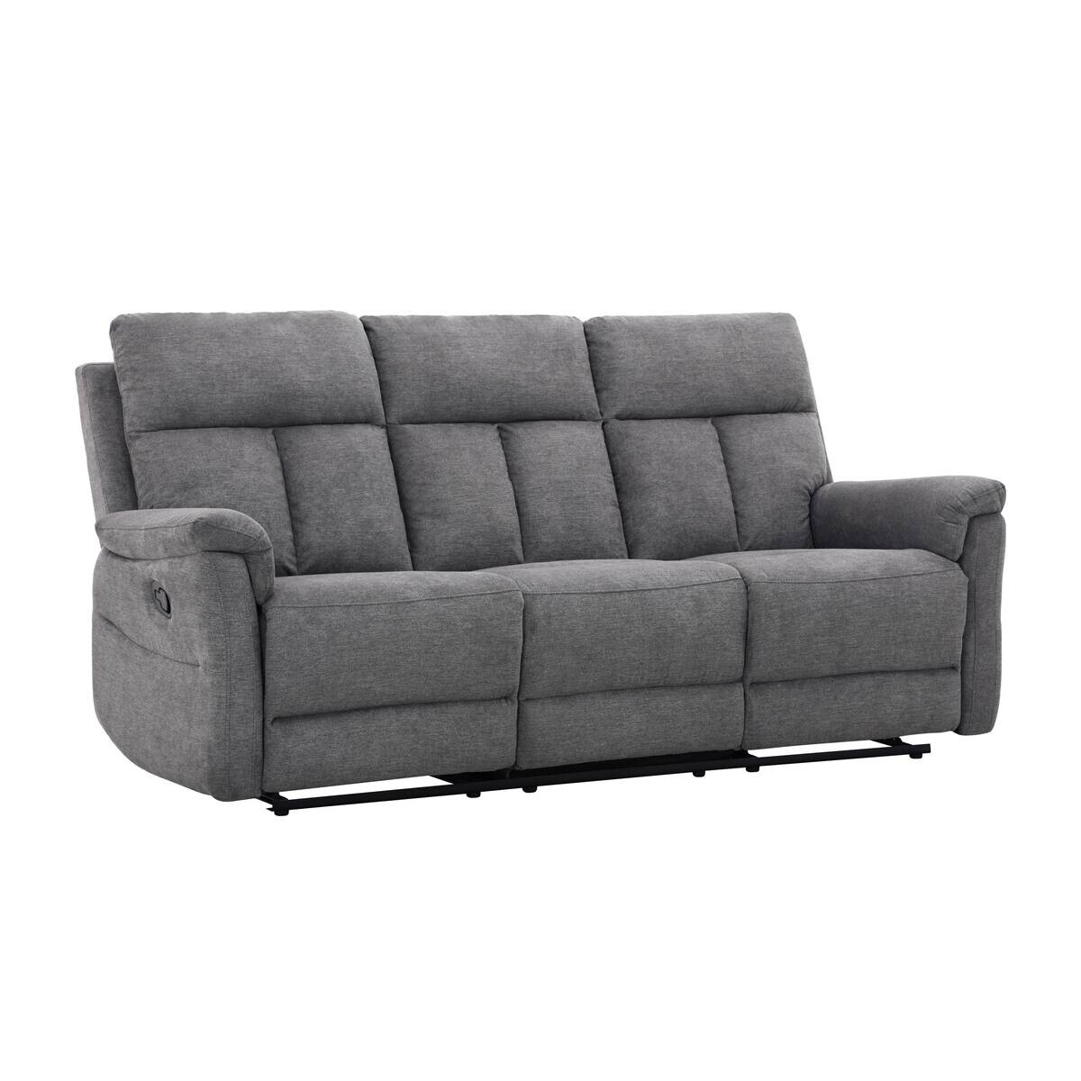 Sofa grau Polyester B/H/T: ca. 203x102x94 cm