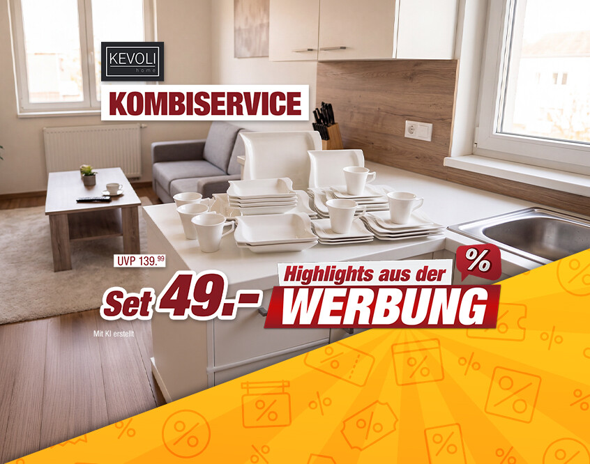 Unsere Werbe Highlights - -4 Kombiservice