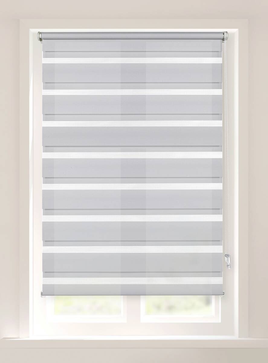 Boviva Doppelrollo hellgrau B/L: ca. 122x200 cm