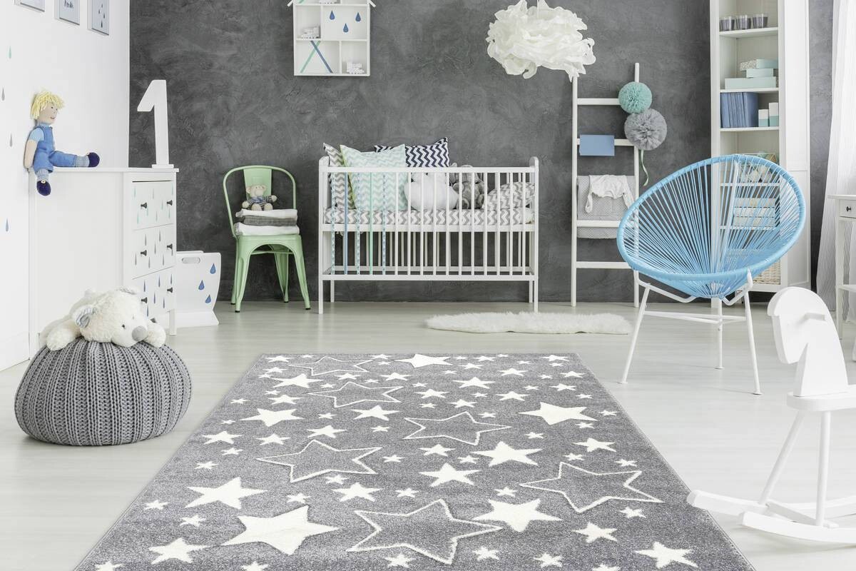 360Living Teppich Tamworth silber B/L: ca. 120x170 cm
