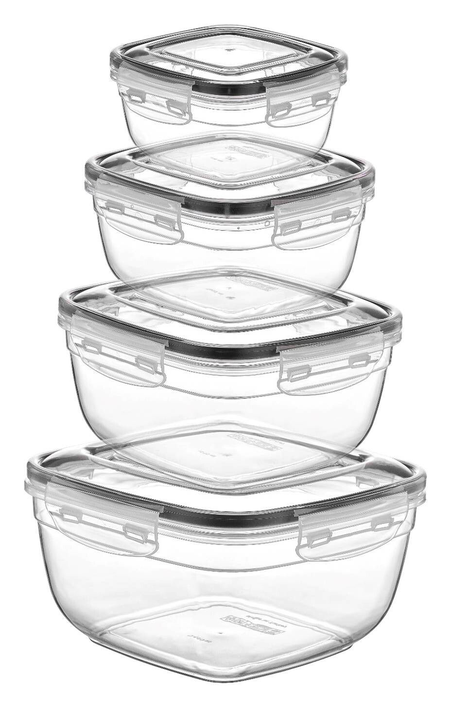 MICHELINO Frischhaltedosenset grau