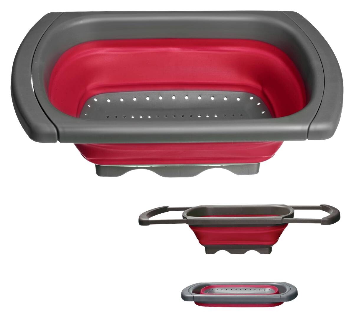 Westmark Küchensieb rot Kunststoff