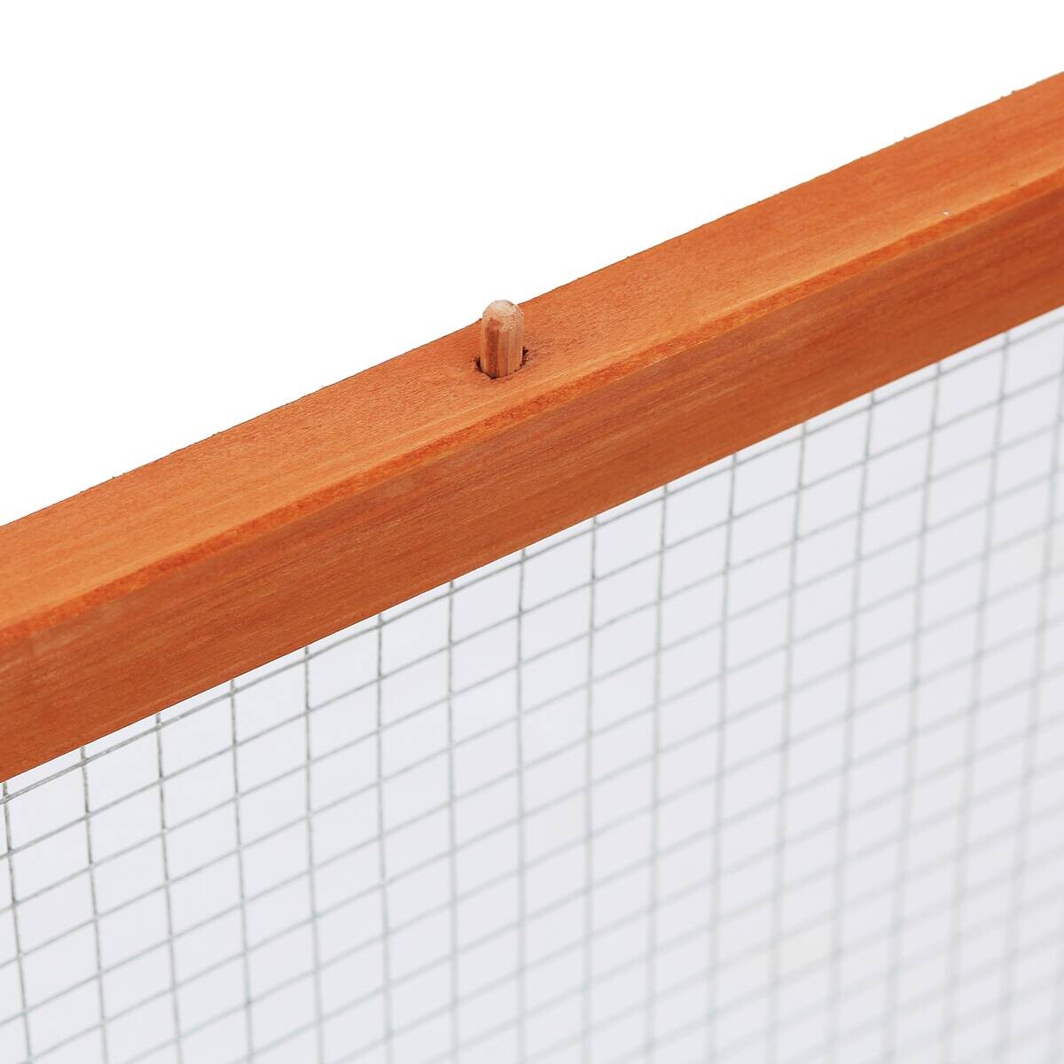 PawHut Gehege natur Polypropylen B/H/L: ca. 100x181x48 cm