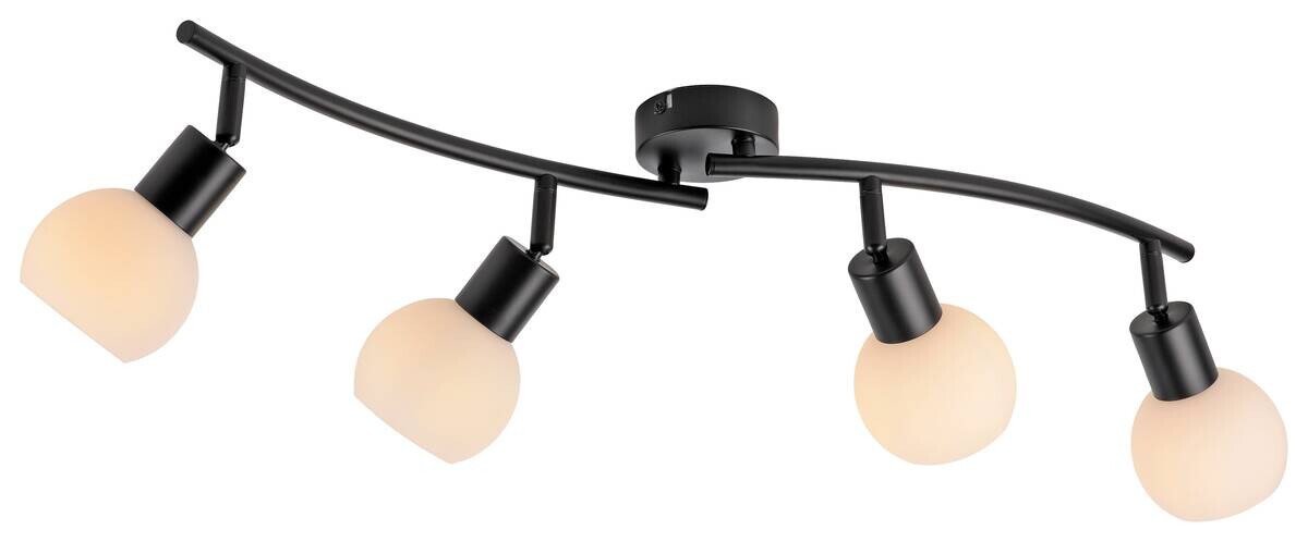 Just Light Spot 4flg. schwarz B/H/L: ca. 27x22x85 cm E14 4 Brennstellen