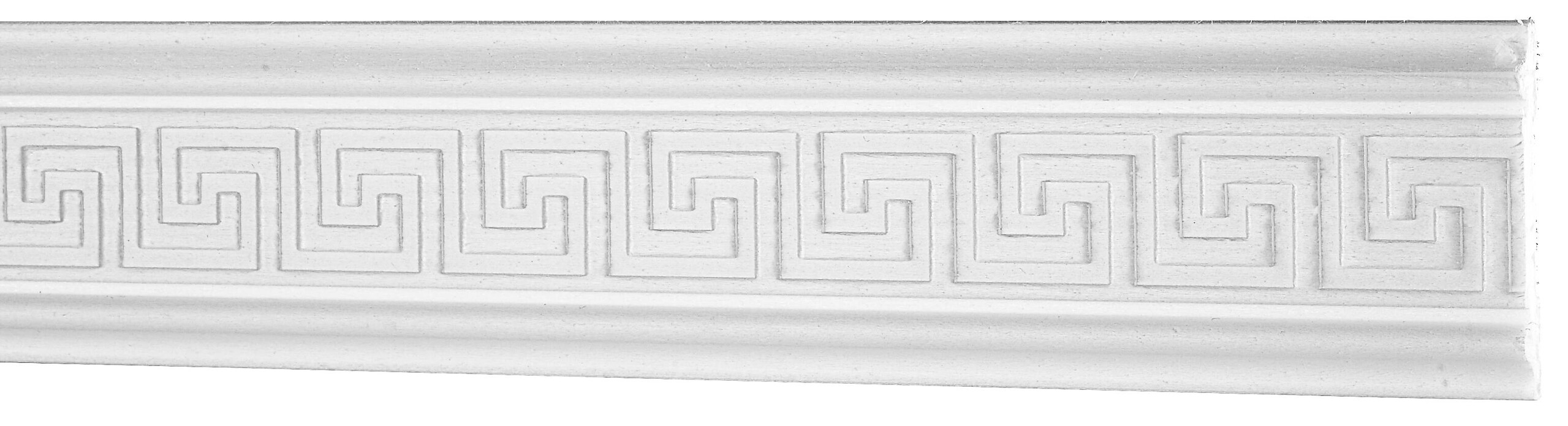 Flachprofil weiß B/H/L: ca. 4,8x2x200 cm