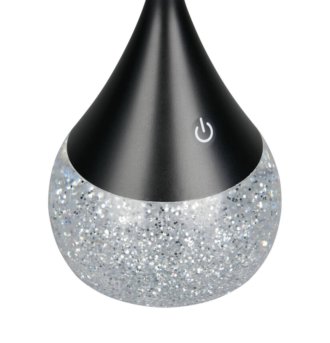 Reality LED-Tischleuchte Tembo schwarz Kunststoff B/L: ca. 11x28,3 cm