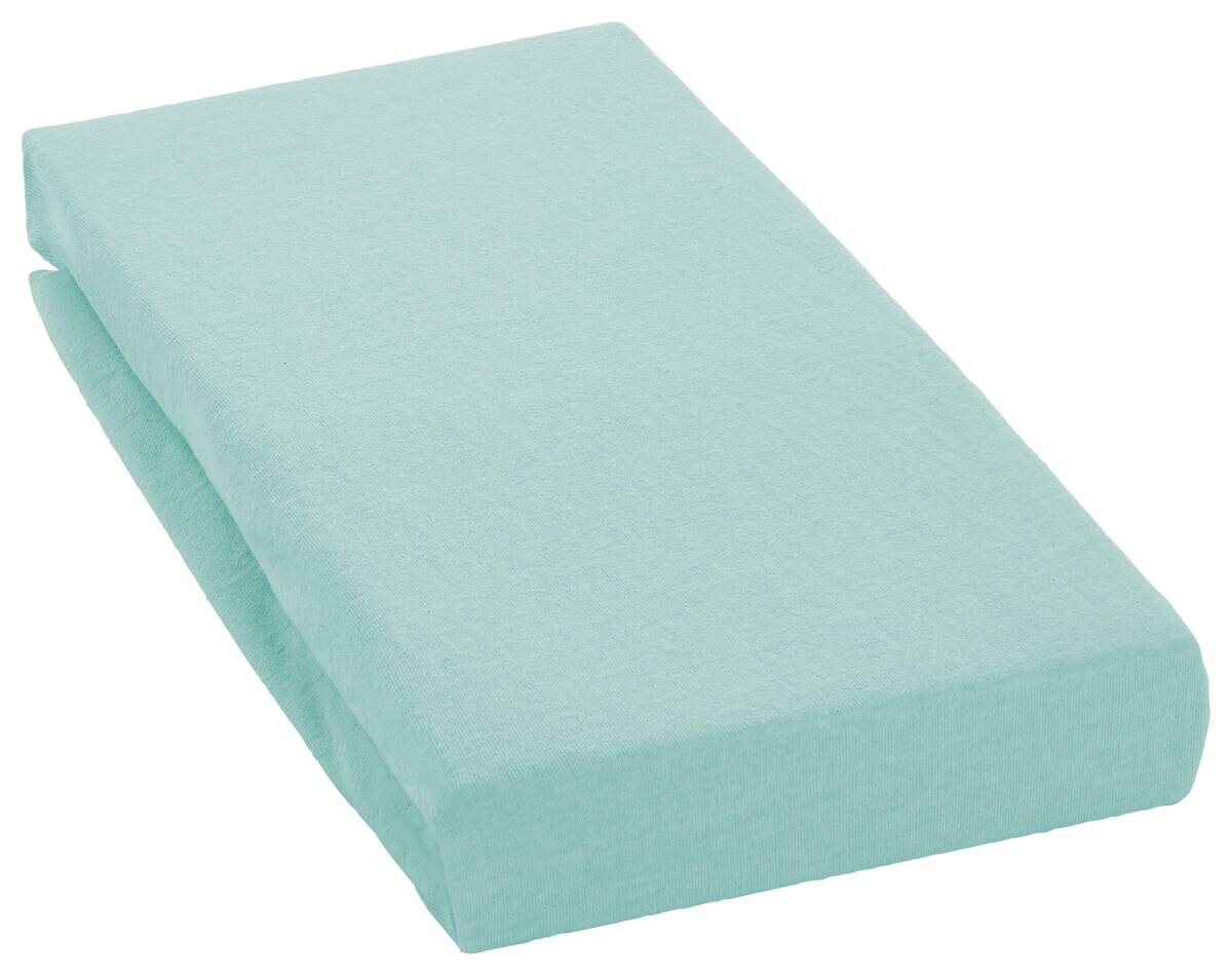 Jersey Spannbetttuch mint 50% Polyester, 50% Baumwolle B/L: ca. 150x200 cm