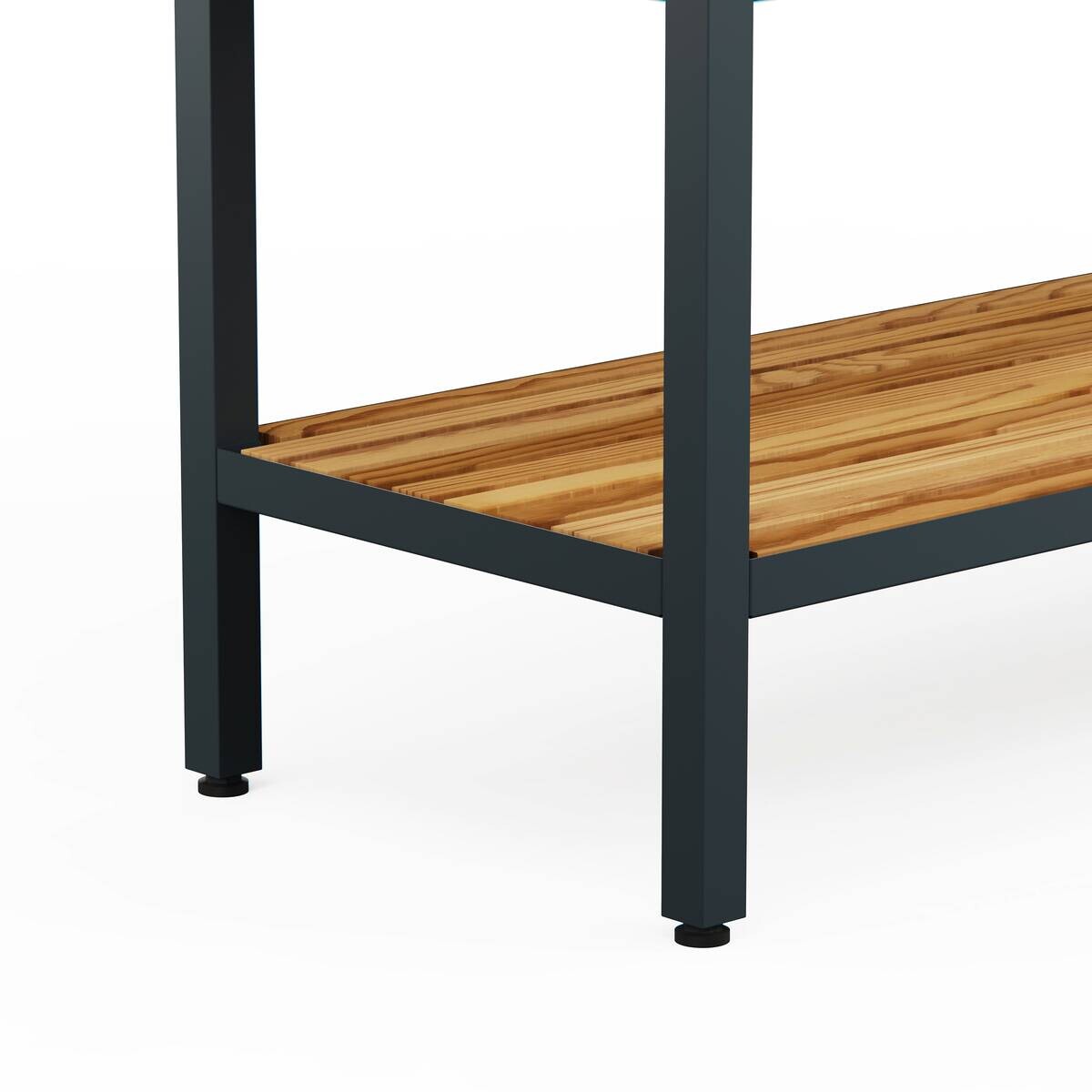 Herstera Garden Hochbeet Deco anthrazit Stahl B/H/L: ca. 100x80x40 cm